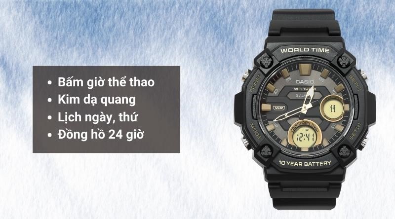 Đồng hồ c&oacute; thời gian sử dụng pin khủng l&ecirc;n đến 10 năm