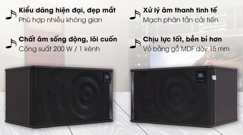 Loa JBL MK10 với kiểu dáng hiện đại, chất âm sống động lôi cuốn bất tận