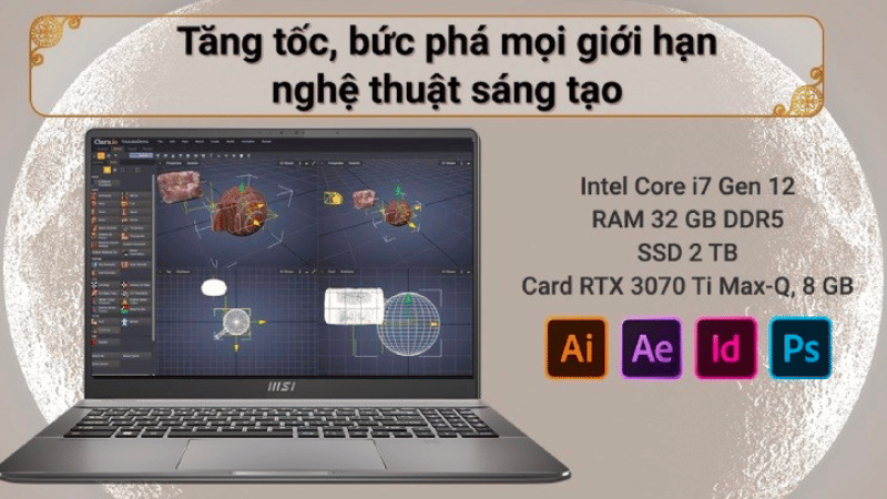 Hiệu năng khủng với con chip Intel