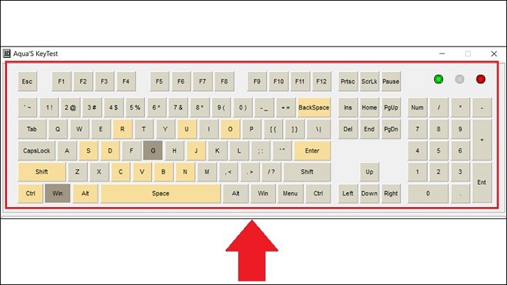 Cách sử dụng Aqua’s Key Test