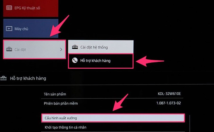 Reset lại Tivi Sony - Hướng Dẫn Chi Tiết Cách Cài Đặt Gốc và Khắc Phục Lỗi