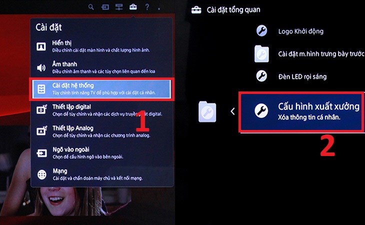 Hướng dẫn reset Tivi Sony đơn giản nhất - Điện Máy Sao Kim