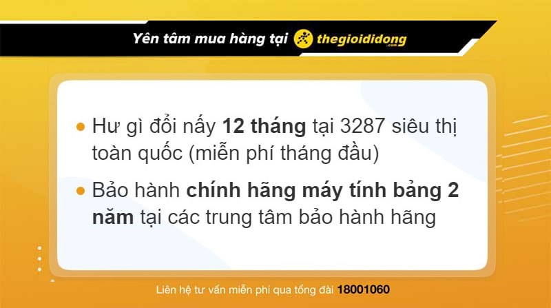 Ch&iacute;nh s&aacute;ch bảo h&agrave;nh khi mua m&aacute;y t&iacute;nh bảng tại TGDĐ
