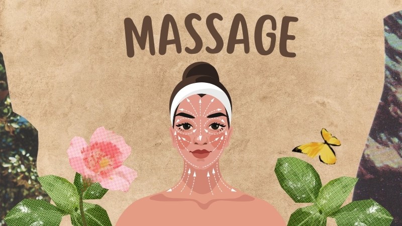 Massage mặt với lực nhẹ nhàng, tránh gây tổn thương cho da