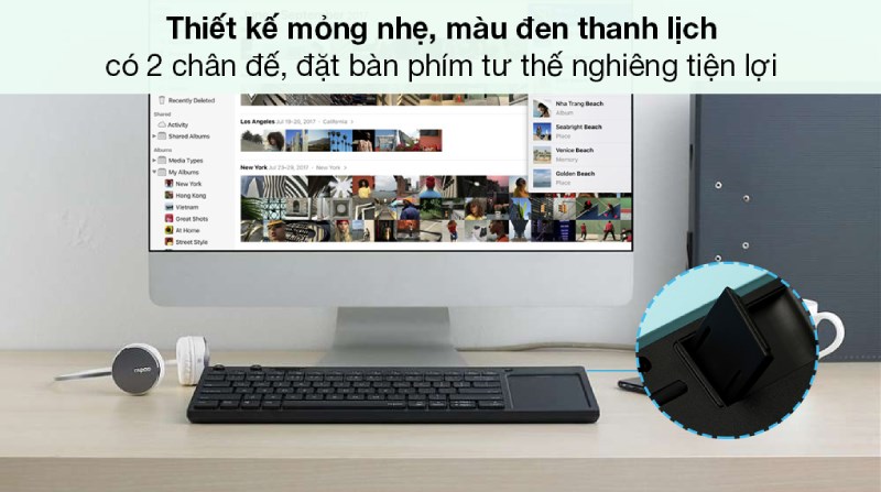 Có 2 chân đế, tiện lợi sử dụng trong nhiều trường hợp