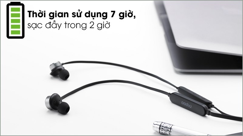 Thời gian sử dụng l&ecirc;n tới 7 giờ