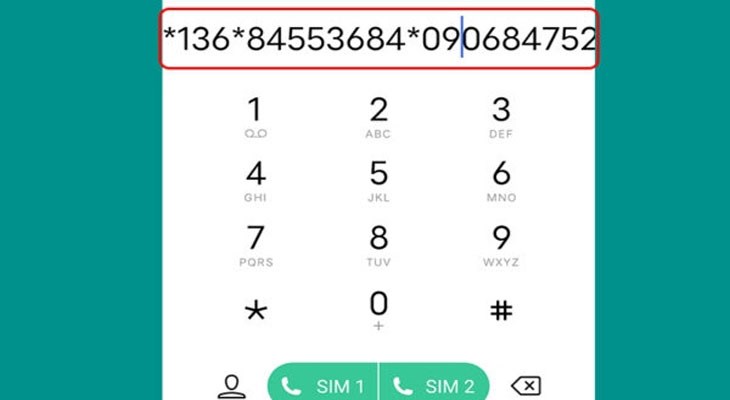 Vào giao điện gọi điện thoại bấm *136***# 