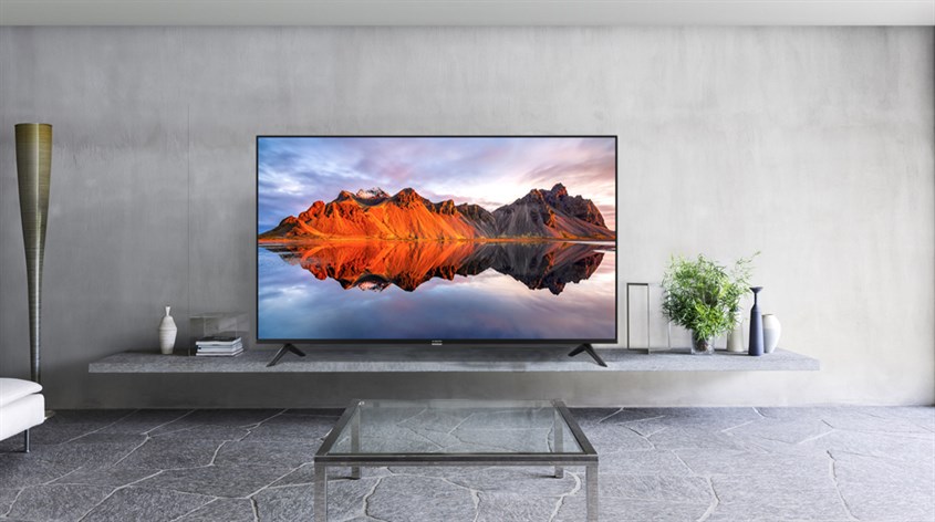 Smart tivi Xiaomi có thiết kế sang trọng với khung viền siêu mỏng