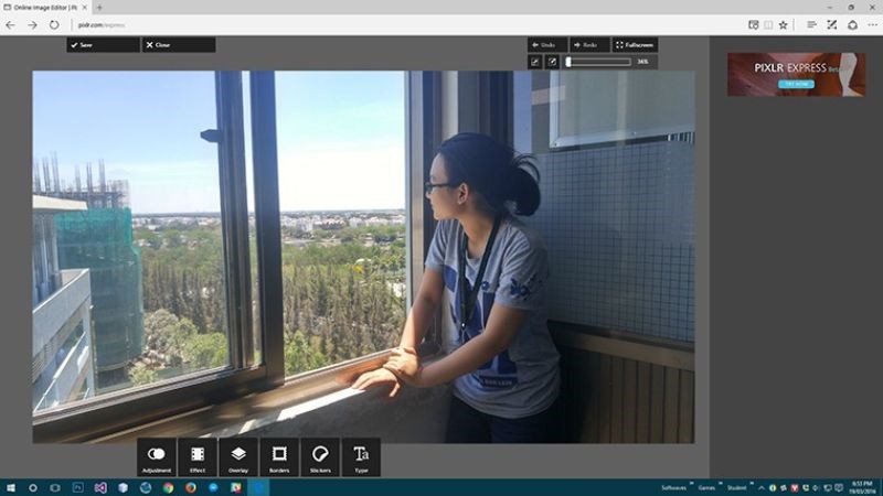 Chỉnh sửa ảnh cực đơn giản trên Pixlr
