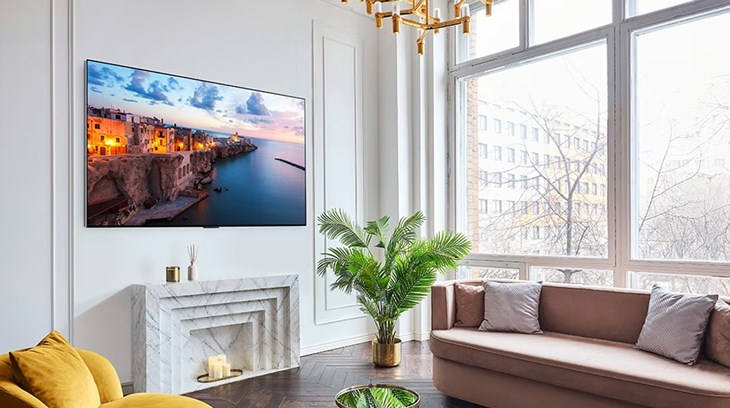 Smart Tivi OLED Evo LG 4K 77 inch 77G3PSA có kích thước rộng đến 77 inch, cho phép bạn chiến các tựa game đỉnh cao mượt mà với hình ảnh rõ nét