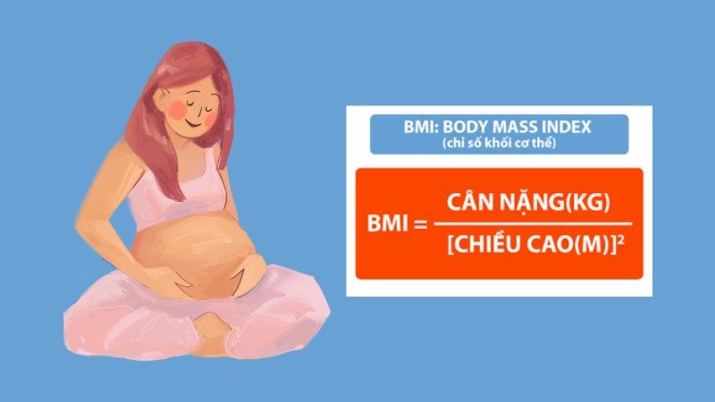 Mẹ bầu có BMI từ 18,5 đến 24,9 nên tăng 10-12 kg trong thời kỳ mang thai