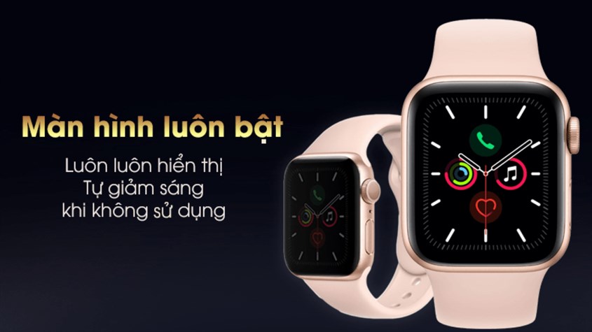 Chất lượng m&agrave;n h&igrave;nh tr&ecirc;n Apple Watch S5