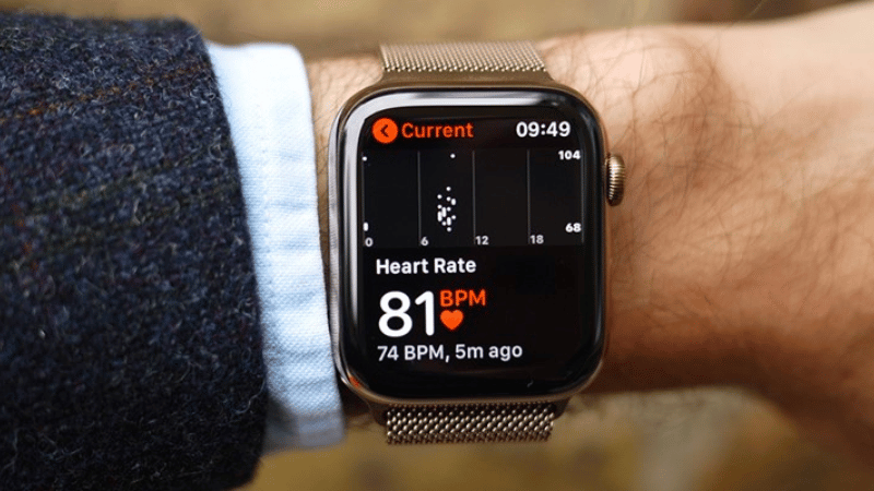 T&iacute;nh năng cảm biến đo nhịp tim tr&ecirc;n Apple Watch 