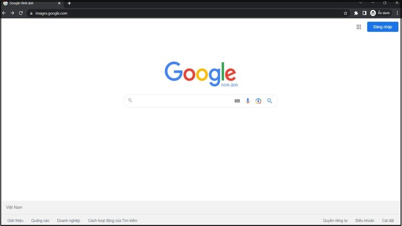 Truy cập vào Google hình ảnh