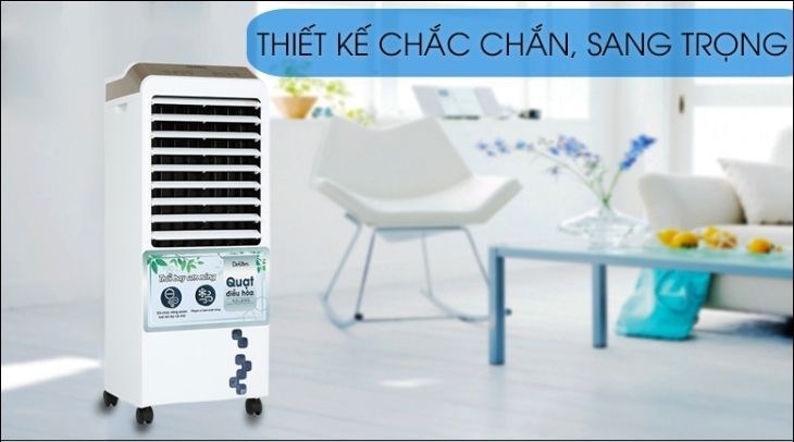 Quạt điều hòa Delites FLS-L mang dáng vẻ hiện đại giúp tô điểm thêm cho không gian phòng