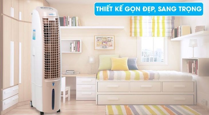 Quạt điều hoà Daikiosan DKA-02500B có vẻ ngoài hiện đại, sang trọng giúp tô điểm thêm cho không gian ngôi nhà