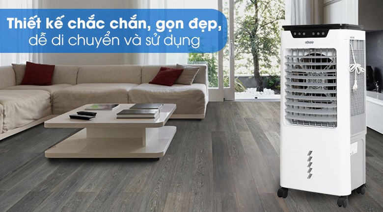 Quạt điều hòa Hommy RPD-80 sở hữu thiết kế hiện đại, chắc chắn phù hợp sử dụng trong nhiều không gian khác nhau