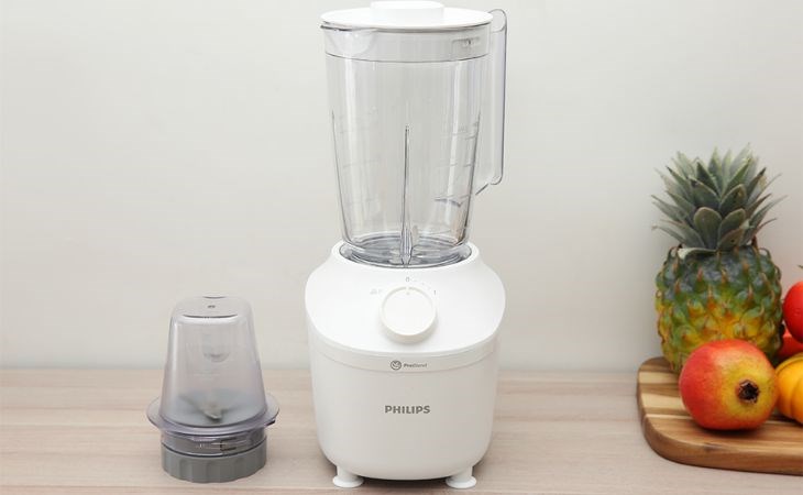 Máy xay sinh tố đa năng Philips HR2041/10 - 2 cối bằng nhựa kháng vỡ