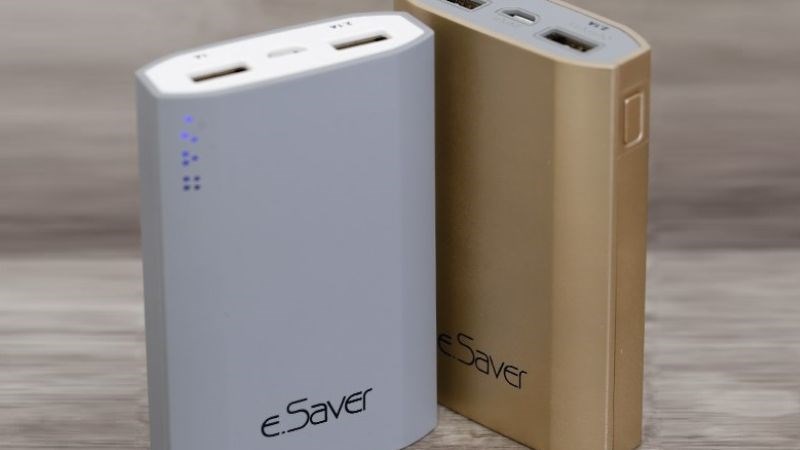 Sạc dự ph&ograve;ng Esaver c&oacute; dung lượng pin cao tới 10.000 mAh