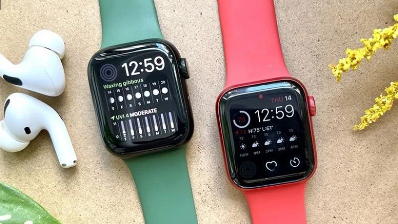 Mặt trước của Apple Watch được làm bằng kính Ion-X hoặc kính sapphire