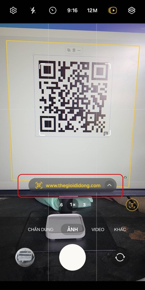 Quét mã QR & mở link