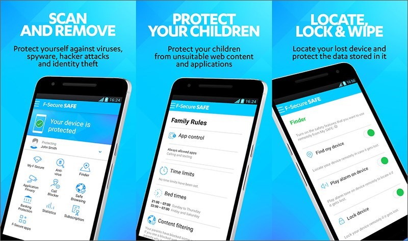 F-Secure SAFE là phần mềm cung cấp được hầu hết các tính năng bảo vệ iPhone