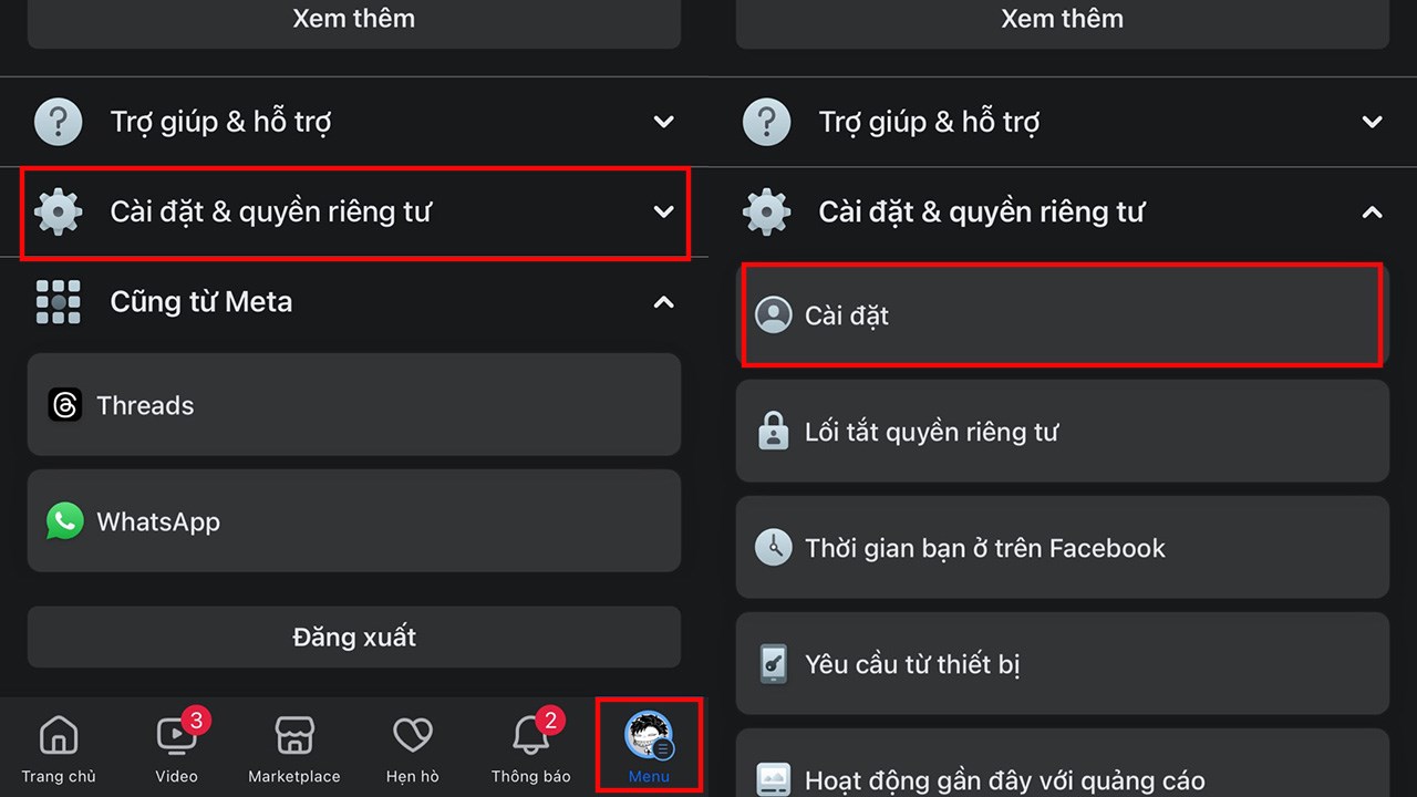 Cách ẩn lượt Like trên Facebook và Instagram