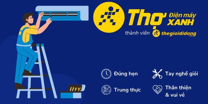 Cam kết chất lượng dịch vụ tại Thợ Điện máy XANH là đúng hẹn, trung thực, tay nghề, thân thiện và vui vẻ