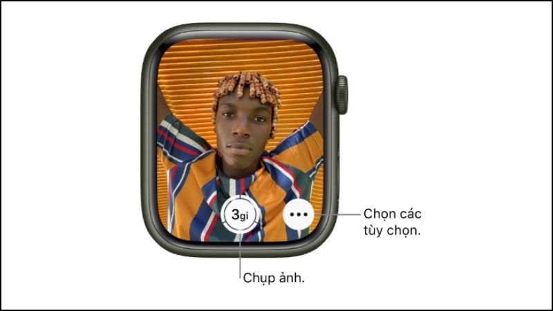 Tính năng điều khiển máy ảnh trên iPhone của Apple Watch Tính năng điều khiển máy ảnh trên iPhone của Apple Watch