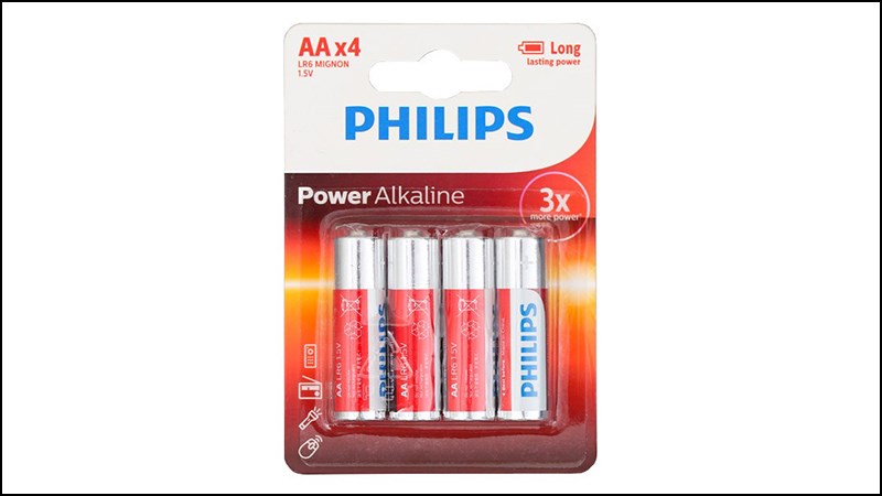 Pin AA vi&ecirc;n Alkaline với khả năng chịu tải cao