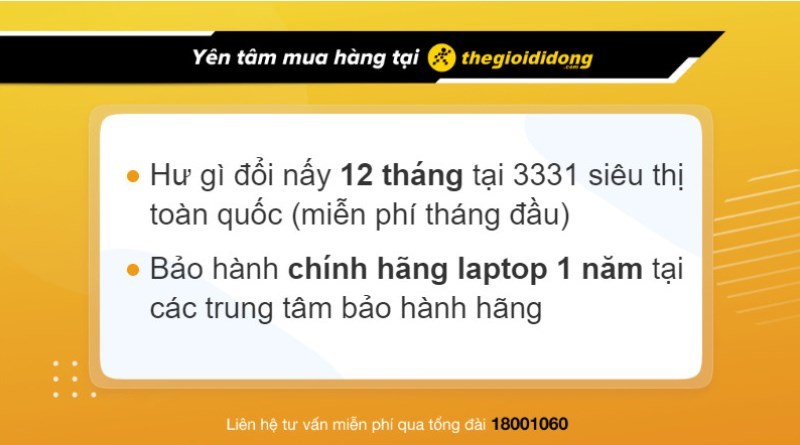 Chính sách bảo hành hấp dẫn