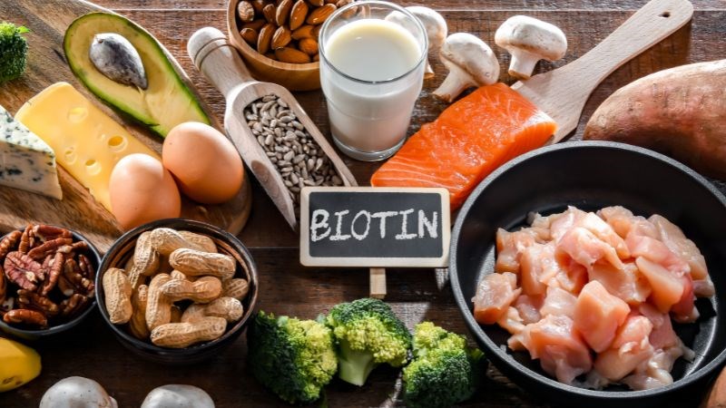 Có nhiều loại thực phẩm chứa biotin trong tự nhiên