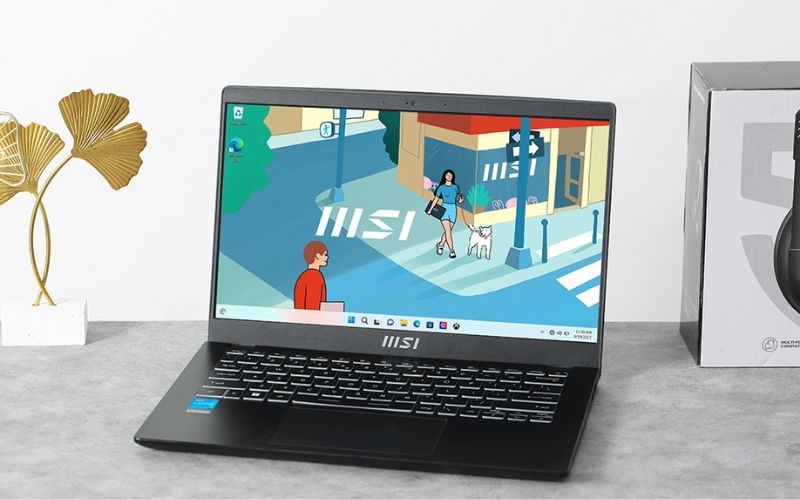 Laptop MSI Modern 14 C11M i3 1115G4 (011VN) hiệu năng ổn định, xử lý tốt mọi tác vụ