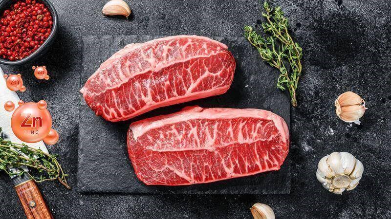 Các loại thịt đỏ là nguồn cung cấp kẽm dồi dào Các loại thịt đỏ là nguồn cung cấp kẽm dồi dào