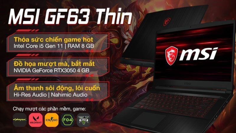 Màn hình 15.6 inch có tấm nền IPS hiện đại 