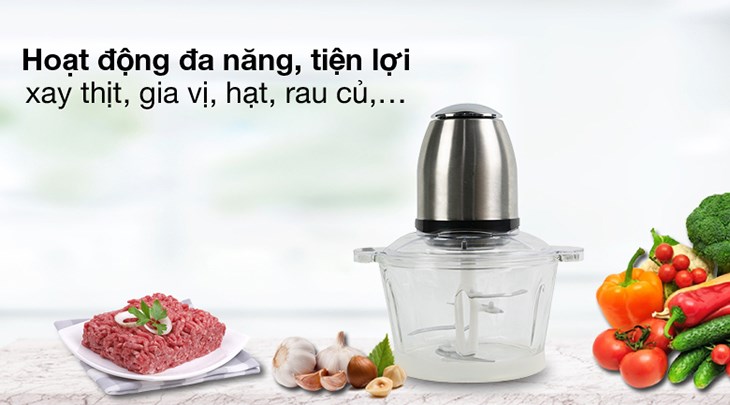 Máy xay thịt đa năng Perfect PF-X01 giúp người dùng dễ dàng  xay thịt, gia vị, hạt, rau củ,…