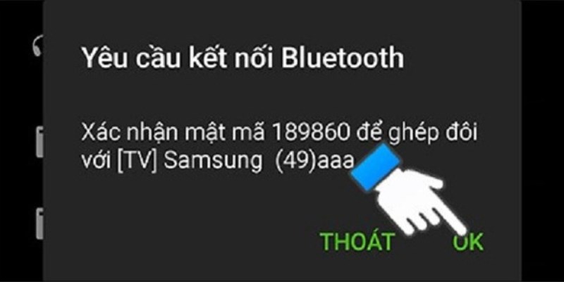 Bật Bluetooth và bắt đầu dò tìm thiết bị kết nối