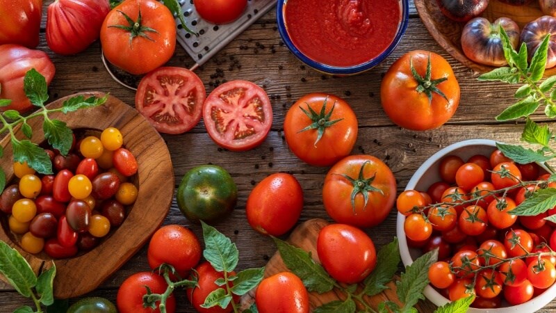 Cà chua giúp làm đẹp da, sáng mắt nhờ chứa một lượng lớn beta carotene