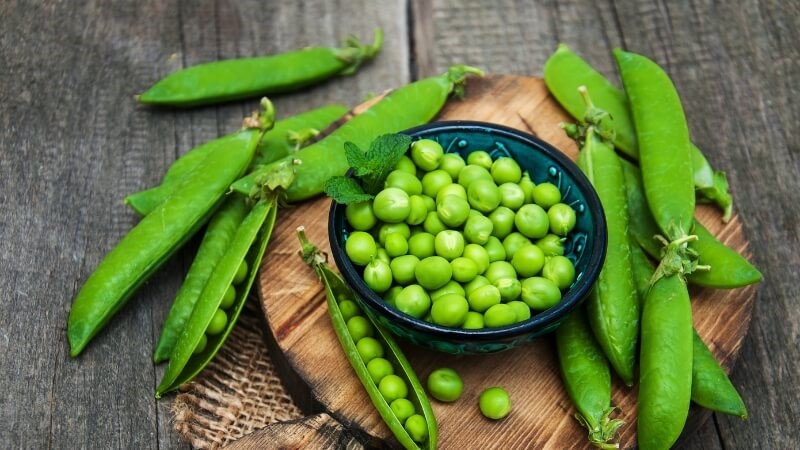 Đậu Hà Lan giàu chất chống oxy hóa do chứa nhiều beta carotene