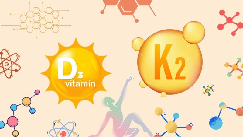 Vitamin D3 K2 là những dưỡng chất thiết yếu liên quan đến nhiều chức năng của cơ thể