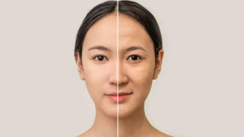 Bạc hà tăng cường lưu thông máu đến da, làm chậm hình thành các nếp nhăn