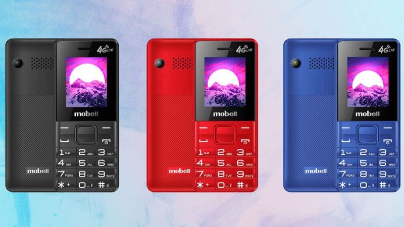 Điện thoại Mobell M239 với 3 lựa chọn màu sắc