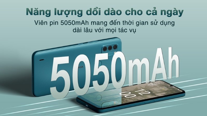Nokia C31 (3GB/32GB) là mẫu điện thoại pin trâu giá rẻ được ưa thích trên thị trường