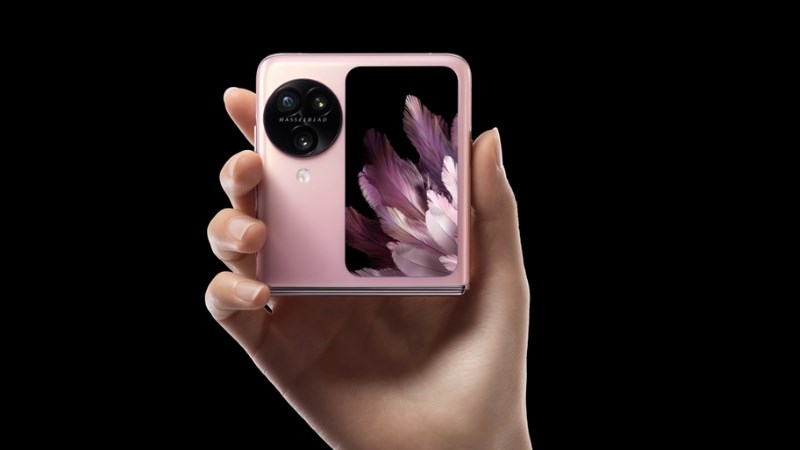 OPPO Find N3 Flip 5G Hồng có vẻ ngoài nữ tính, thanh lịch và sang trọng