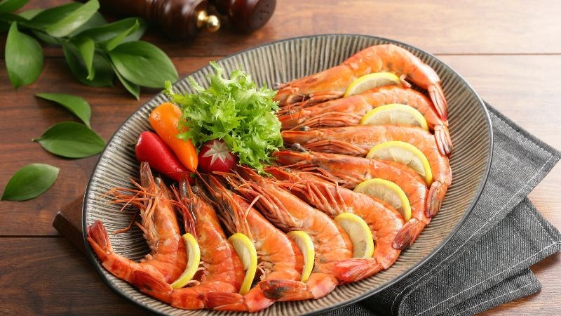 Tôm là nguồn cung cấp i-ốt cho cơ thể hàng đầu