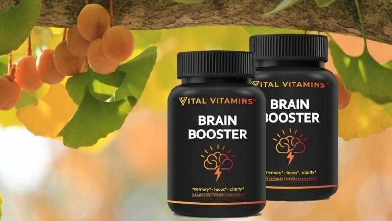 Viên uống Vital Vitamins Brain Booster chứa các thành phần tốt cho não bộ