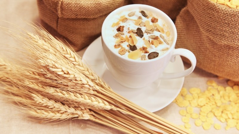 Ngũ cốc khi dùng kèm với sữa sẽ tăng lượng canxi nạp vào cho cơ thể
