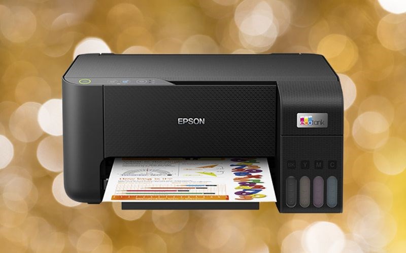 M&aacute;y in phun m&agrave;u đa năng Epson EcoTank L3210 nhỏ gọn, kết cấu chắc chắn