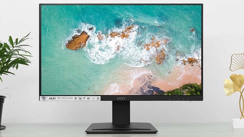 Màn hình MSI Pro MP243 23.8 inch FHD đáp ứng được nhu cầu của người dùng về chất lượng hiển thị và màn hình sắc nét Màn hình MSI Pro MP243 23.8 inch FHD đáp ứng được nhu cầu của người dùng về chất lượng hiển thị và màn hình sắc nét