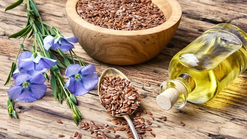 Dầu hạt lanh có tác dụng nhuận tràng, chống táo bón và tiêu chảy Dầu hạt lanh có tác dụng nhuận tràng, chống táo bón và tiêu chảy